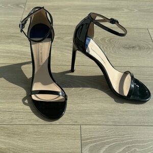 Stuart Weitzman Black Patent Leather Heels